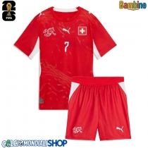 Maglie da calcio Svizzera Breel Embolo #7 Prima Maglia Bambino Mondiali 2026  Manica Corta (+ Pantaloni corti)